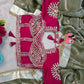 G-MEE Satin Silk Saree with Stitched Aangi Blouse with gota patti work
