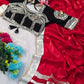 G-MEE Satin Silk Saree with Stitched Aangi Blouse with gota patti work
