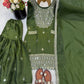 GMY Silk Mirror Work Sharara Set with Dupatta