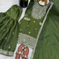GMY Silk Mirror Work Sharara Set with Dupatta