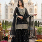 GMY Silk Mirror Work Sharara Set with Dupatta