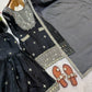 GMY Silk Mirror Work Sharara Set with Dupatta
