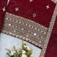 GMY Silk Mirror Work Sharara Set with Dupatta
