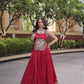 Gamthi Mirror Mukesh Lehenga
