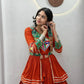 Gamthi Mirror Tiered Koti Lehenga