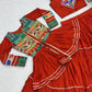 Gamthi Mirror Tiered Koti Lehenga