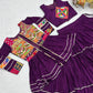 Gamthi Mirror Tiered Koti Lehenga
