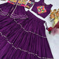 Gamthi Mirror Tiered Koti Lehenga