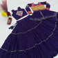 Gamthi Mirror Tiered Koti Lehenga