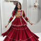 Gamthi Mirror Tiered Koti Lehenga