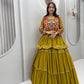 Gamthi Mirror Tiered Koti Lehenga