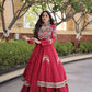 Gamthi Mirror Work Lehenga Set