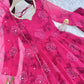 Georgette Anarkali Gown Set with Dupatta