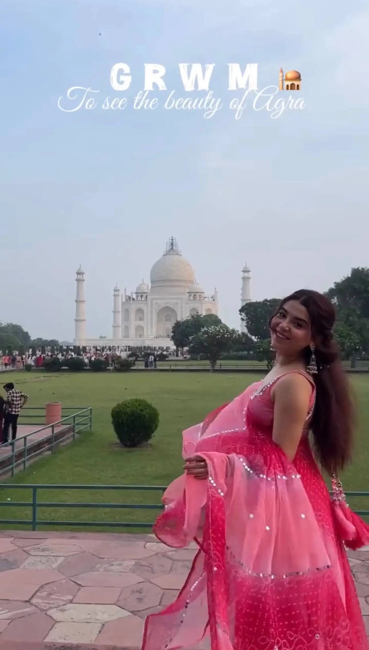 Georgette Chiffon Mirror Work Gown Set