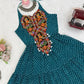 Georgette Digital Print Gown with Embroidered Work & Tassel Detailing