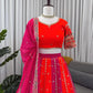 Georgette Embroidered Lehenga Set with Dupatta