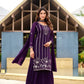 Georgette Embroidered Sharara Set with Belt Style Dupatta for Festive and Wedding Wear