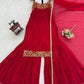 Georgette Embroidered Sharara Set with Dupatta