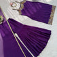 Georgette Embroidered Sharara Set with Dupatta