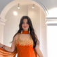 Georgette Embroidered Sharara Set with Dupatta
