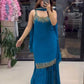 Georgette Embroidered Sharara Set with Dupatta