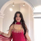 Georgette Embroidered Sharara Set with Dupatta