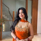 Georgette Embroidered Sharara Set with Dupatta