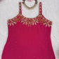 Georgette Embroidered Sharara Set with Dupatta