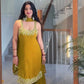 Georgette Embroidered Sharara Set with Dupatta