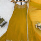 Georgette Embroidered Sharara Set with Dupatta