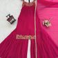 Georgette Embroidered Sharara Set with Dupatta
