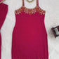 Georgette Embroidered Sharara Set with Dupatta