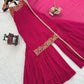 Georgette Embroidered Sharara Set with Dupatta