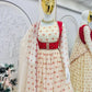 Georgette Gown Set with Embroidered Koti and Dupatta