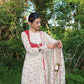 Georgette Gown Set with Embroidered Koti and Dupatta