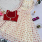 Georgette Gown Set with Embroidered Koti and Dupatta