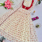 Georgette Gown Set with Embroidered Koti and Dupatta