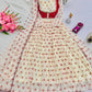 Georgette Gown Set with Embroidered Koti and Dupatta