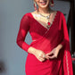 Georgette Handwork Ready to Wear Saree Set
