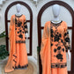 Georgette Kurta Palazzo Set with Cutwork