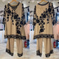 Georgette Kurta Palazzo Set with Cutwork