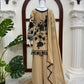 Georgette Kurta Palazzo Set with Cutwork