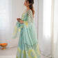 Georgette Lehriya Print Anarkali Set
