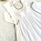 Georgette Mirror Work Gown Set with Dupatta