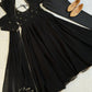 Georgette Mirror Work Gown Set with Dupatta