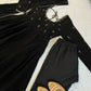 Georgette Mirror Work Gown Set with Dupatta