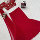 Georgette Ready-to-Wear Lehenga Saree with Thread Sequin Work | Festive Party Wear