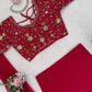 Georgette Ready-to-Wear Lehenga Saree with Thread Sequin Work | Festive Party Wear