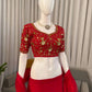 Georgette Ready-to-Wear Lehenga Saree with Thread Sequin Work | Festive Party Wear