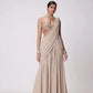 Georgette Ready-to-Wear Lehenga Saree with Thread Sequin Work | Festive Party Wear